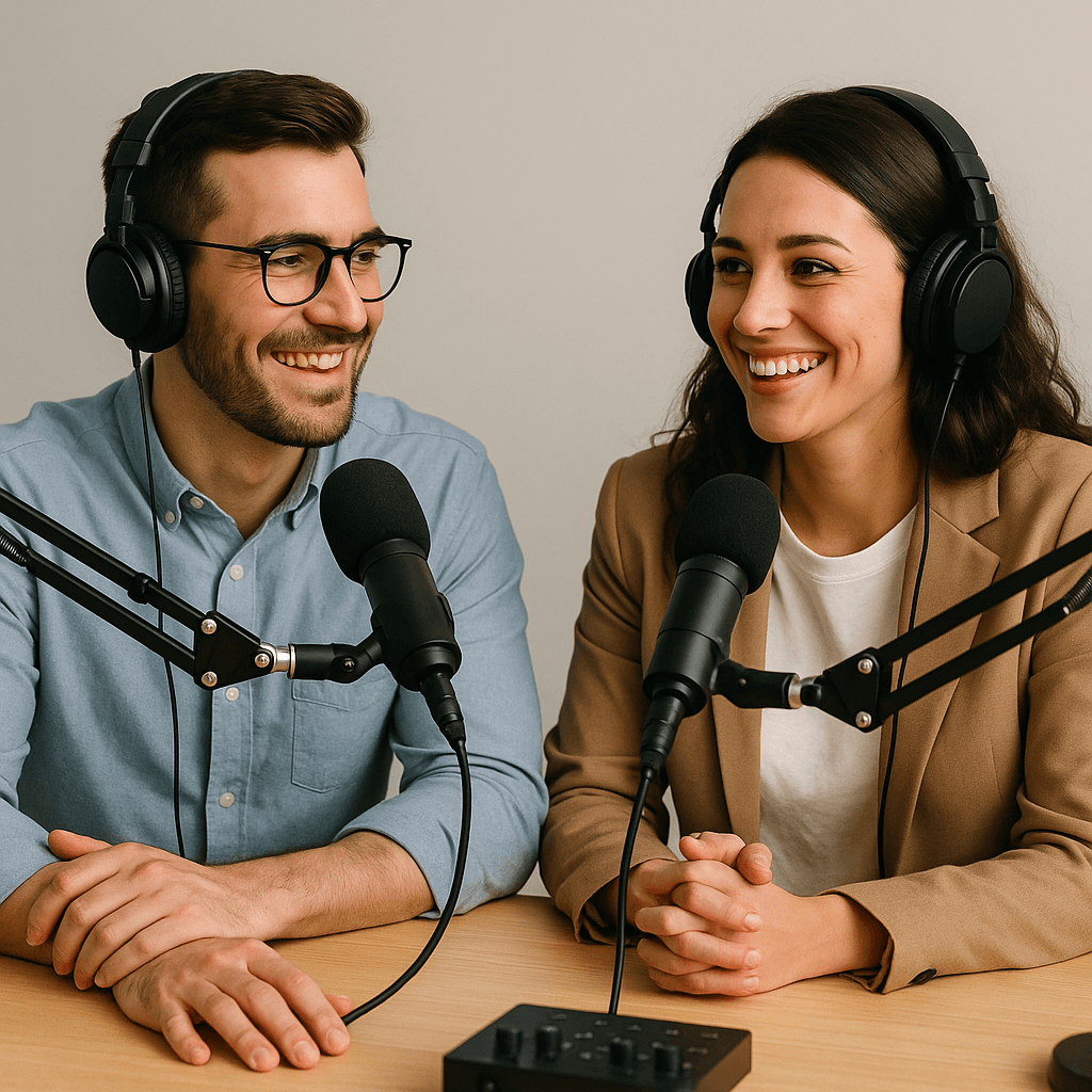 Professional recording session being transformed into content